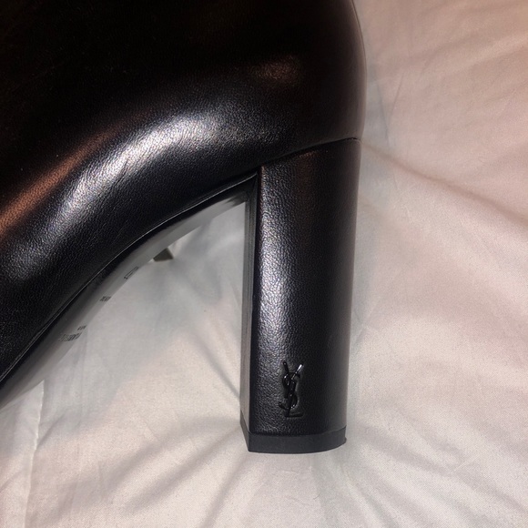 Saint Laurent Black Ankle Bootie - Picture 3 of 4